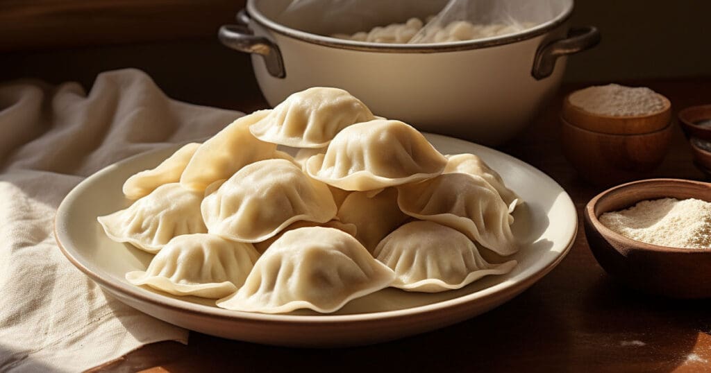Dumplings stuffed with potatoes